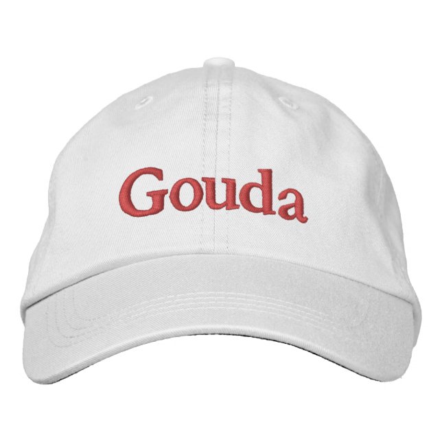 Casquette Brodée Gouda Embroidered Baseball Cap (Devant)