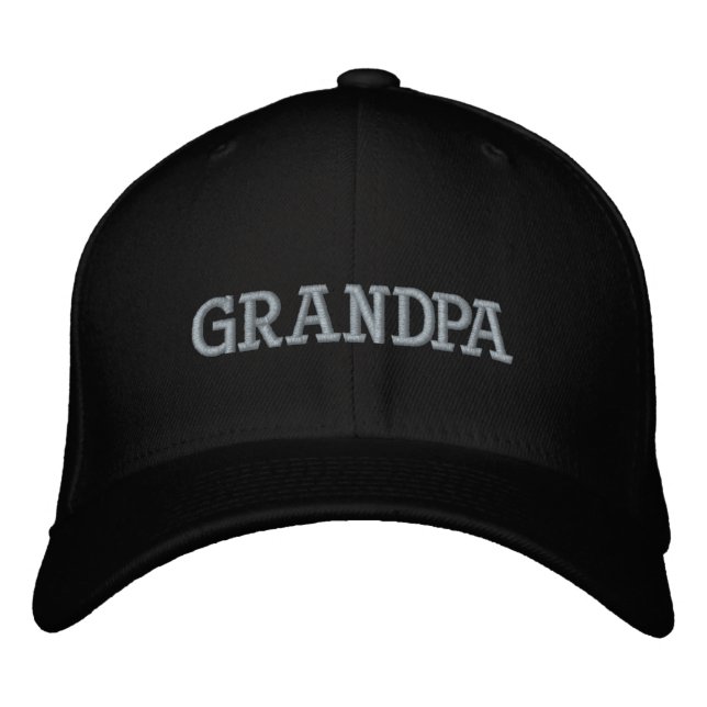 Casquette Brodée Grand-père (Devant)