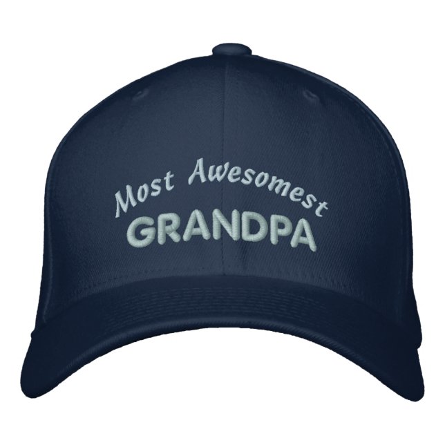 Casquette Brodée Grand-père le plus malveillant (Devant)
