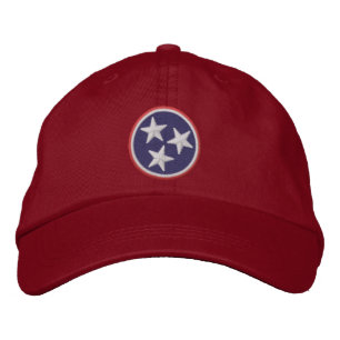 Casquette Brodée Graphique dynamique de drapeau d'état du Tennessee