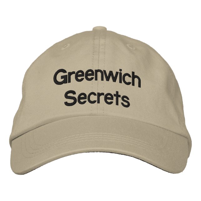 Casquette Brodée Greenwich Secrets (Devant)