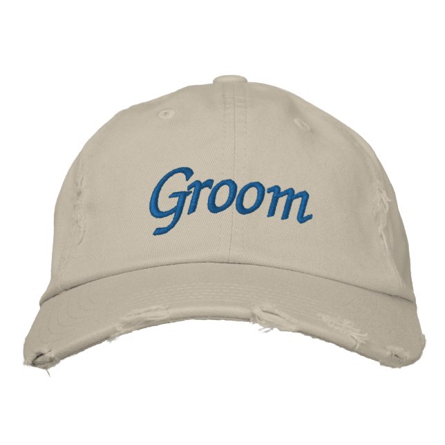 Casquette Brodée Groom (Devant)
