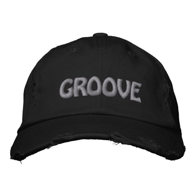 CASQUETTE BRODÉE GROOVE SILVER (Devant)