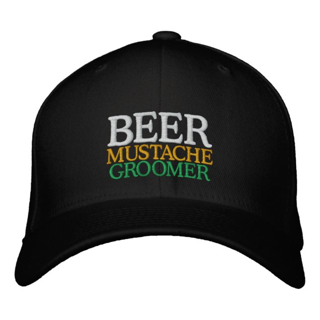CASQUETTE BRODÉE GROUPE BIÈRE MUSTACHE (Devant)