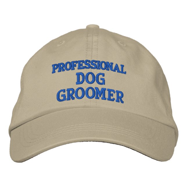 CASQUETTE BRODÉE GROUPE DE CHIENS PROFESSIONNELS (Devant)