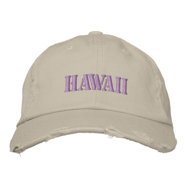 Casquette Brodée Hawaï (Devant)