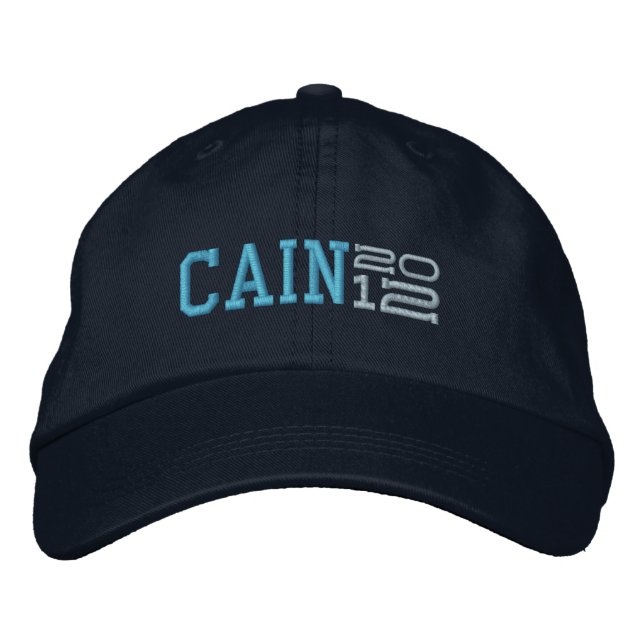 Casquette Brodée Herman Cain Vingt-douze 2012 (Devant)