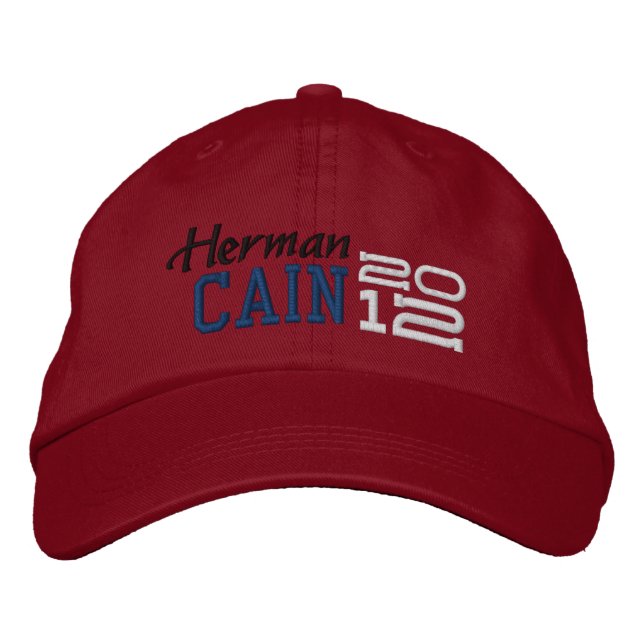 Casquette Brodée Herman Cain Vingt-douze 2012 (Devant)