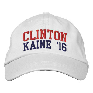 Casquette Brodée Hillary Clinton Tim Kaine 2016