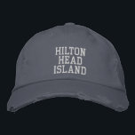 Casquette Brodée HILTON HEAD ISLAND Bleu Vintage Style déprimé<br><div class="desc">HILTON HEAD ISLAND Blanc Brodé sur casquette en coton de style vintage bleu. Fait un cadeau merveilleux pour toute personne qui aime Hilton Head SC! Si vous préférez avoir votre texte personnel, il vous suffit de cliquer sur le bouton "Personnaliser ce modèle" pour entrer votre choix de texte personnalisé. La...</div>