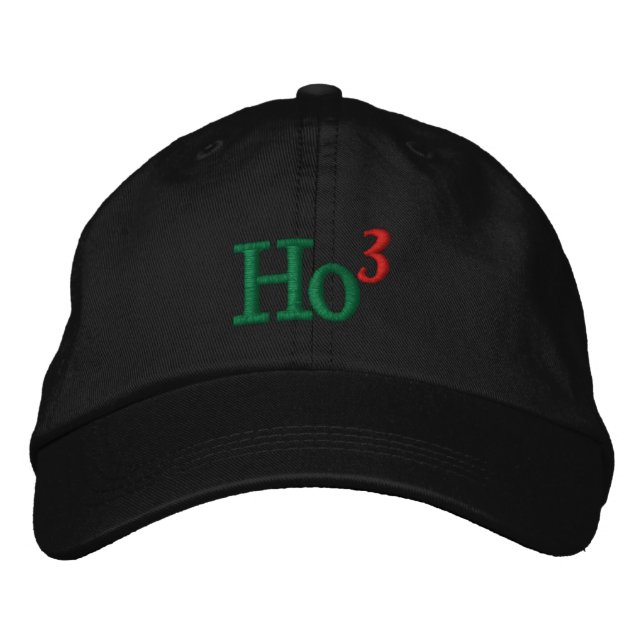 Casquette Brodée Ho Ho Ho Broderie (Devant)