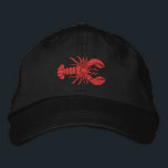 Casquette Brodée Homard<br><div class="desc">Casquette de silhouette de homard. Transformez vos idées en réalité ! Concevez avec votre propre oeuvre d'art ou faites en sorte que notre équipe de graphistes crée des oeuvres d'art originales qui répondent à vos besoins. Soyez créatif et prenez une de nos conceptions et personnaliser en changeant ou en ajoutant...</div>