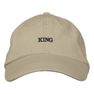 Casquette Brodée Hommes charmants Garçons Roi Personnalisé kaki Élé