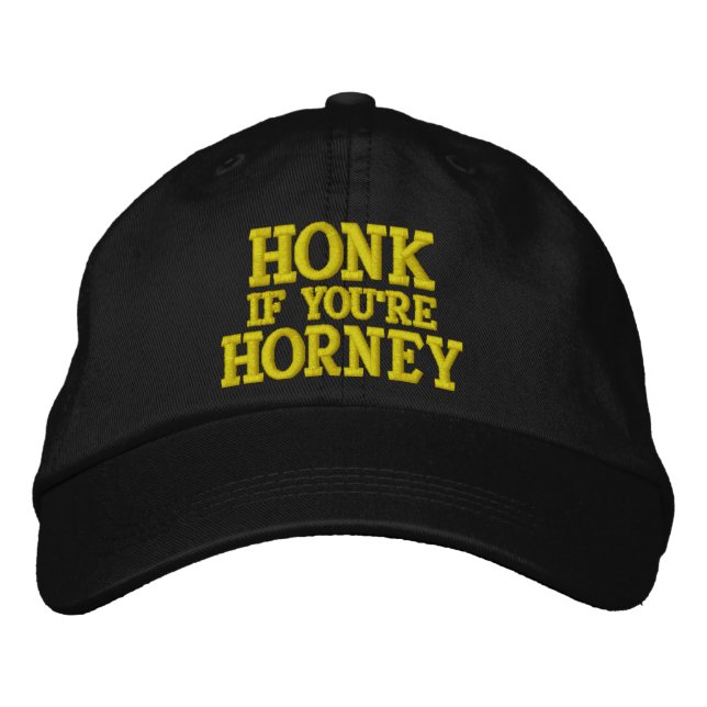 CASQUETTE BRODÉE HONK SI TU ES HORNEY (Devant)