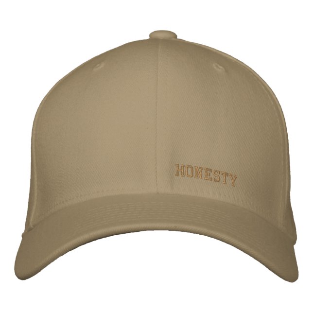 Casquette Brodée honnêteté (Devant)