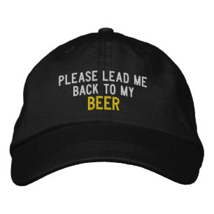 Casquette Brodée Humour à boire