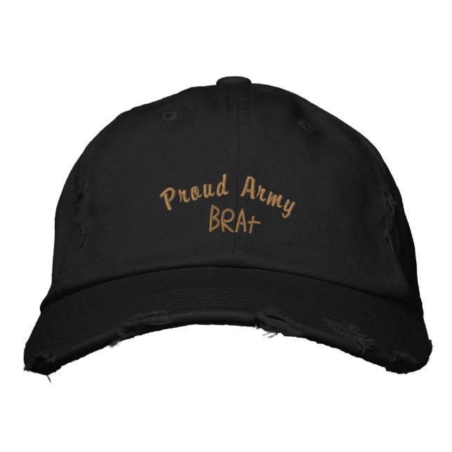 Casquette Brodée Humour de l'enfant de l'armée - Idée cadeau (Devant)