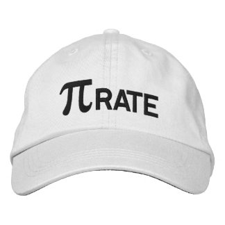 Casquette Brodée Humour geek Pirate pi