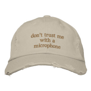 Casquette Brodée Humour sarcastique drôle ami bruyant sans filtre
