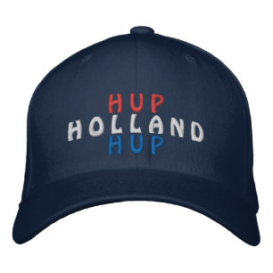 Casquette Brodée Hup Holland Hup Pays-Bas Football Orange Supporter