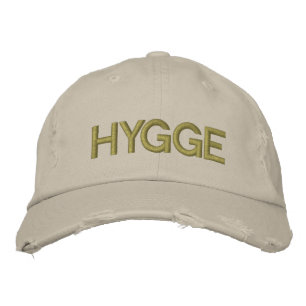 Casquette Brodée Hygge Danish Coziness Typography Brodée