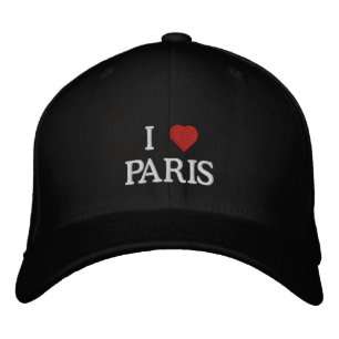Casquette Brodée I Love Paris