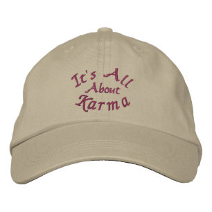 Casquette Brodée Il est tout au sujet du karma inspiré