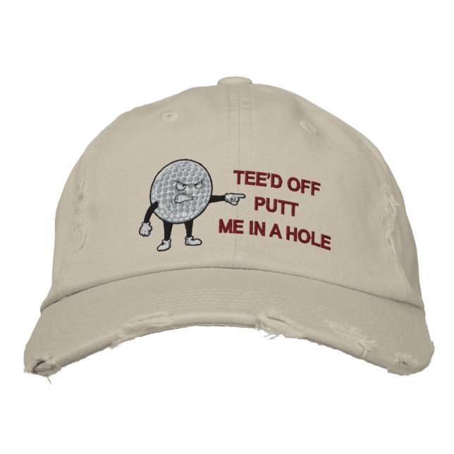 Casquette Brodée Il Me Faisait Un Trou Drôle (Devant)