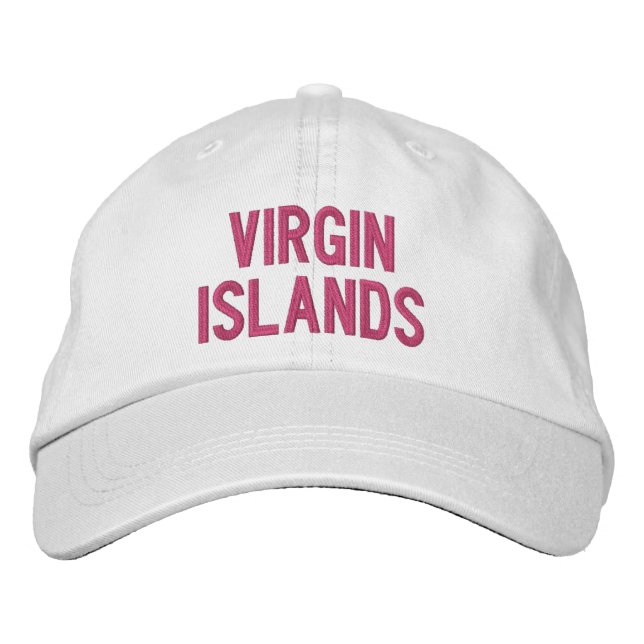 CASQUETTE BRODÉE ÎLES VIRGIN (Devant)