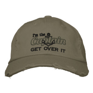 Casquette Brodée I'm the Capt Get Over It Humorous