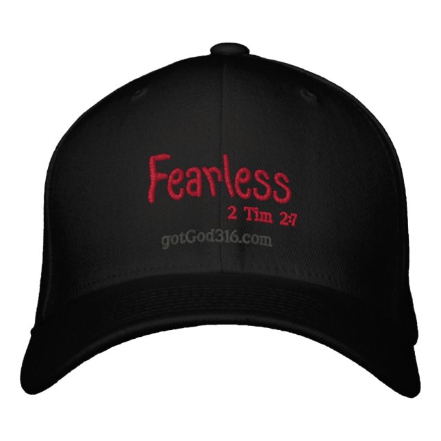 Casquette Brodée INCROYABLE gotGod316.com 2 Timothée 2:7 (Devant)