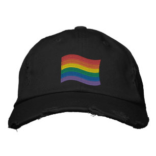 Casquette Brodée Indicateur traditionnel LGBTQ+ Pride