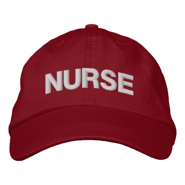 Casquette Brodée Infirmière (Devant)
