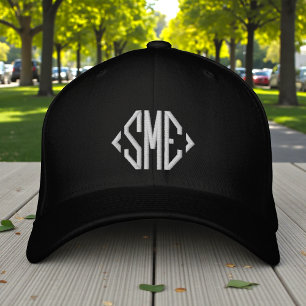 Casquette Brodée Initiales Monogrammes Monogrammes Personnalisées