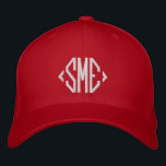 Casquette Brodée Initiales Monogrammes Monogrammes Personnalisées<br><div class="desc">Monogramme Initiales Monogrammées Personnalisées Brodées Casquette de baseball personnalisées,  le simple monogramme brodé moderne de vos initiales. Parfait comme cadeau pour la famille et les amis pour l'anniversaire,  Noël,  Fête des pères,  Fête des Mères,  mariages et plus. Créé par Evco Studio www.zazzle.com/store/evcostudio</div>
