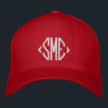 Casquette Brodée Initiales Monogrammes Monogrammes Personnalisées<br><div class="desc">Monogramme Initiales Monogrammées Personnalisées Brodées Casquette de baseball personnalisées,  le simple monogramme brodé moderne de vos initiales. Parfait comme cadeau pour la famille et les amis pour l'anniversaire,  Noël,  Fête des pères,  Fête des Mères,  mariages et plus. Créé par Evco Studio www.zazzle.com/store/evcostudio</div>