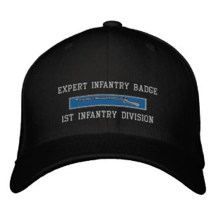 Casquette Brodée Insigne d'infanterie expert