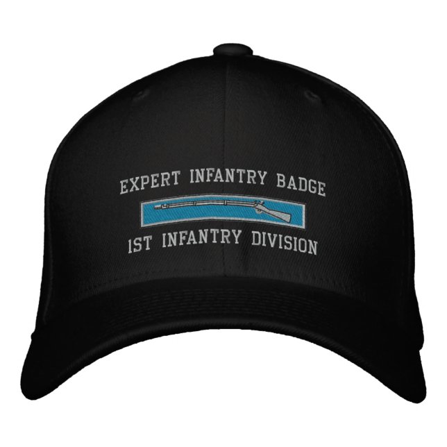 Casquette Brodée Insigne d'infanterie expert (Devant)
