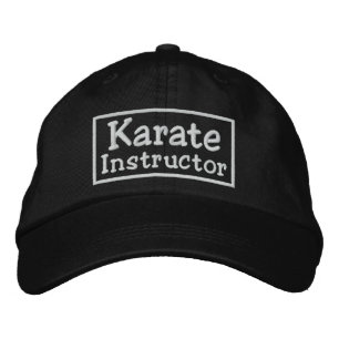 Casquette Brodée Instructeur de karaté