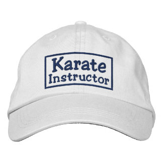 Casquette Brodée Instructeur de karaté