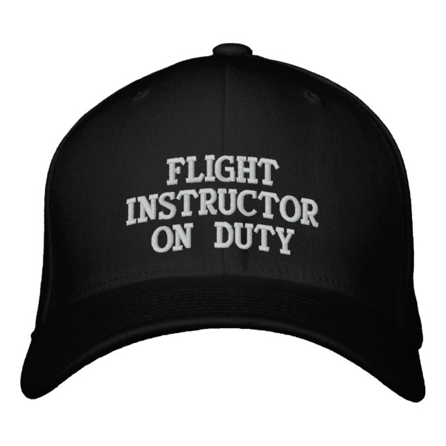 CASQUETTE BRODÉE INSTRUCTEUR DE VOL EN SERVICE (Devant)