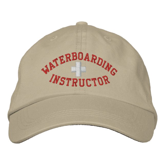 Casquette Brodée Instructeur de Waterboard (Devant)