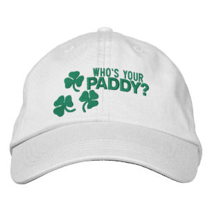 Casquette Brodée Irish St Patricks Day Qui est votre Paddy