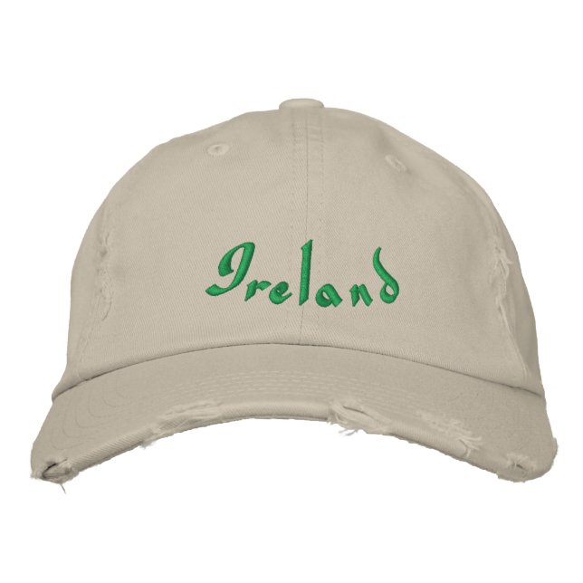 Casquette Brodée Irlande (Devant)