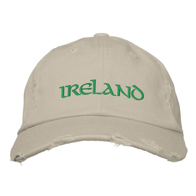 Casquette Brodée Irlande (Devant)