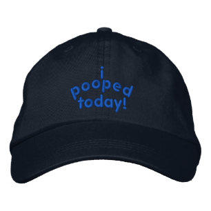 Casquette Brodée J'Ai Poopé Aujourd'Hui