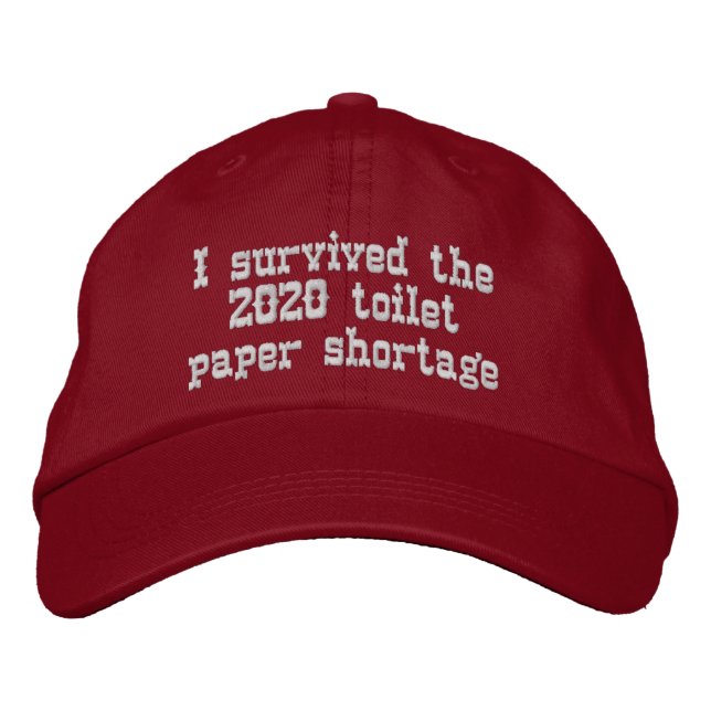 Casquette Brodée J'ai survécu (Devant)