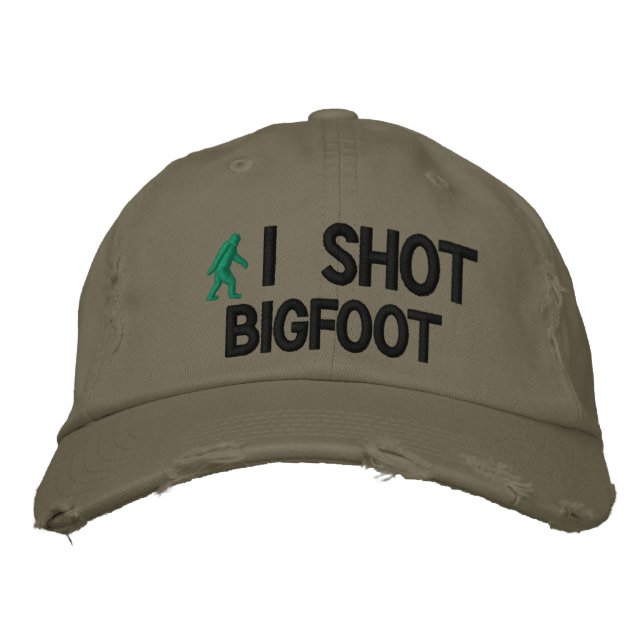 Casquette Brodée J'ai tourné Bigfoot Deluxe version (Devant)