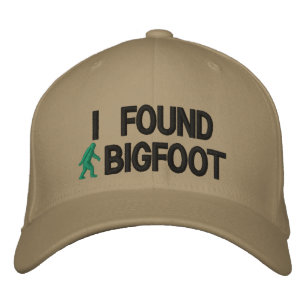 Casquette Brodée J'ai trouvé bigfoot