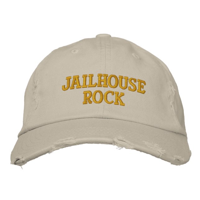 Casquette Brodée Jailhouse Rock (Devant)